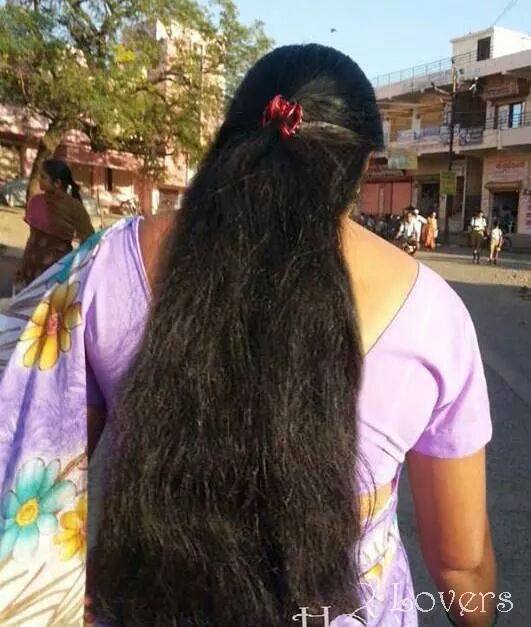 STAYING WITH LONG HAIR AUNTY – HairShowIndia